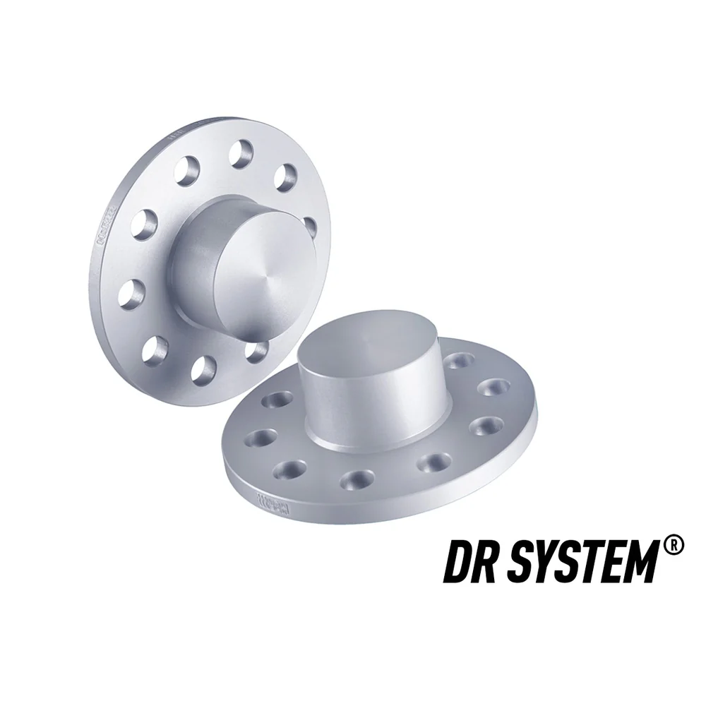 H&R TRAK+ Wheel Spacers Pair 12mm Silver 5x112 66.5mm CB