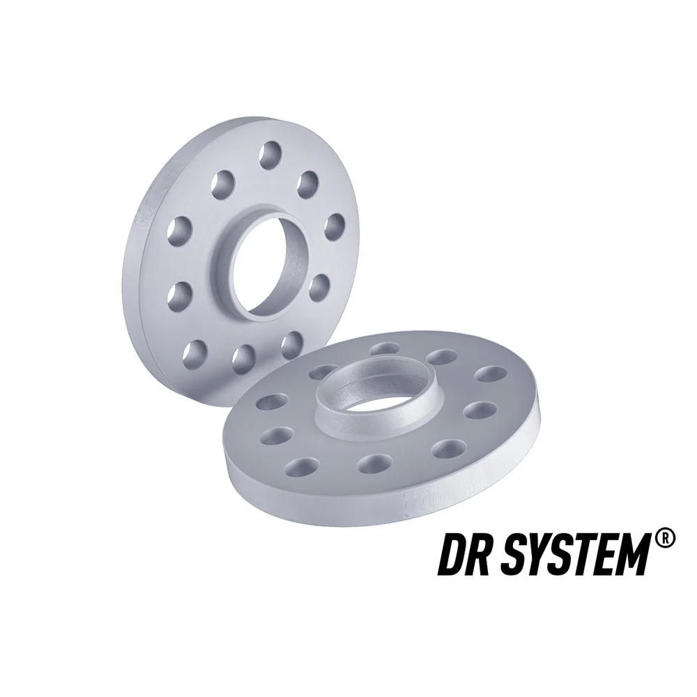 H&R TRAK+ Wheel Spacers Pair 18mm Silver 5x114,3 66mm CB