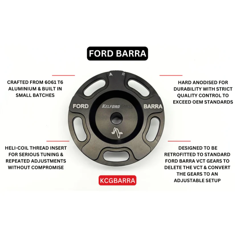 Kelford Cams Adjustable Cam Gear Set Ford Barra - Image 2