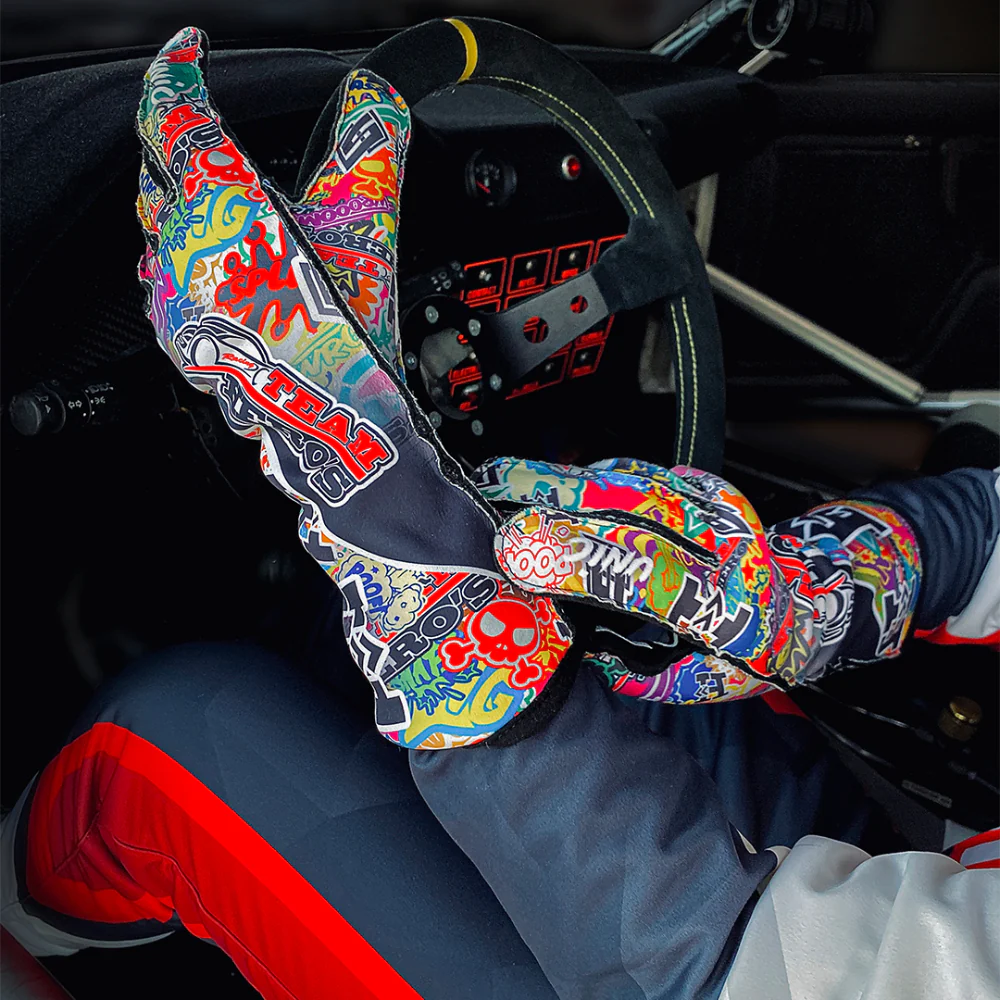 Marina Racewear Unic FIA 8856-2018 Race Gloves Custom design - Image 3