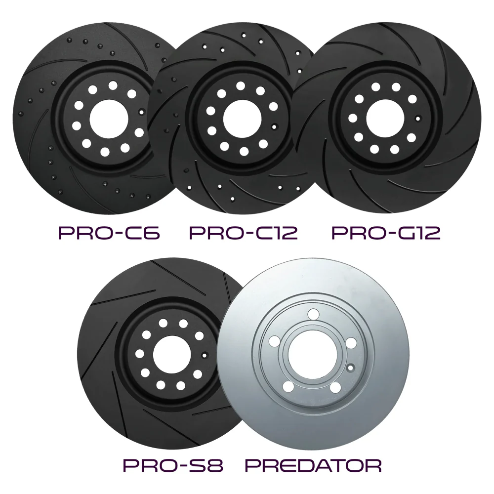Probite Vented Performance Brake Discs 5x127 305mm - PFPD1244 - Front Pair