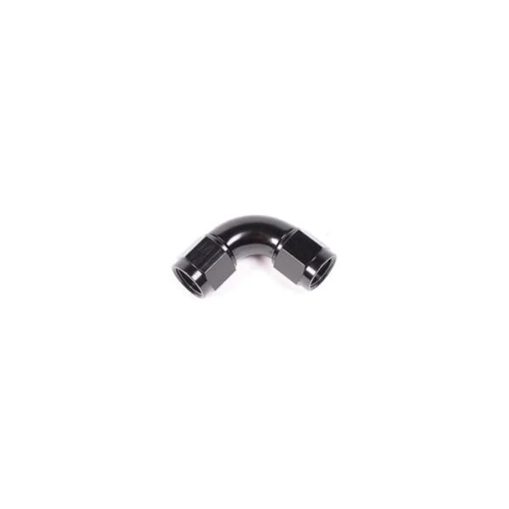 Radium Engineering 6AN Coupler Female to Female 90 DEG