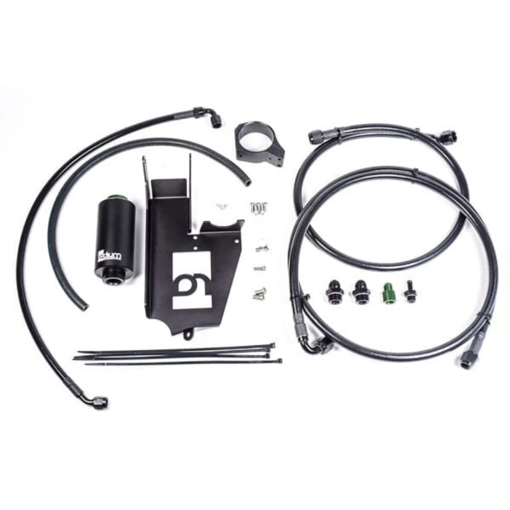 Radium Engineering Fuel Hanger Plumbing Kit Stainless Filter Mitsubishi Evo 7-9