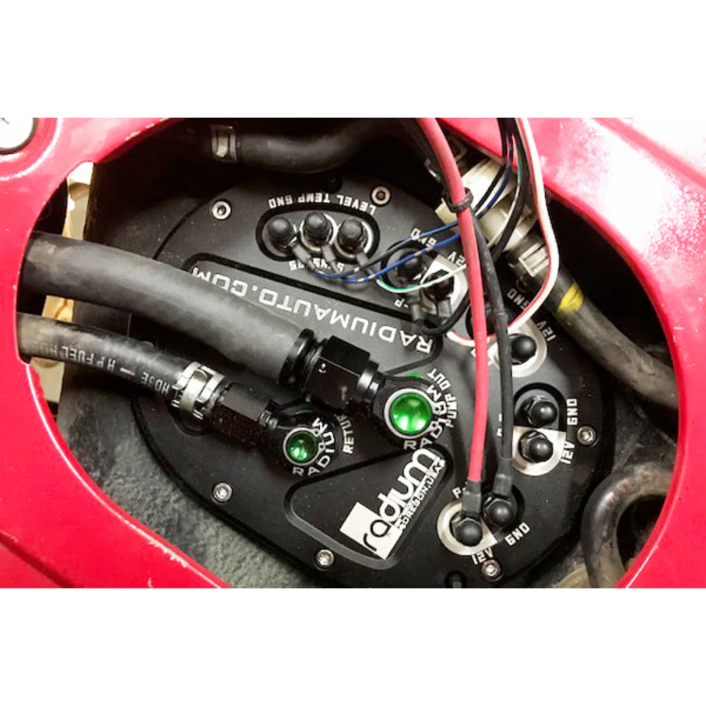 Radium Engineering Fuel Hanger Surge Tank Feed - Stainless Filter Mazda RX-7 FD
